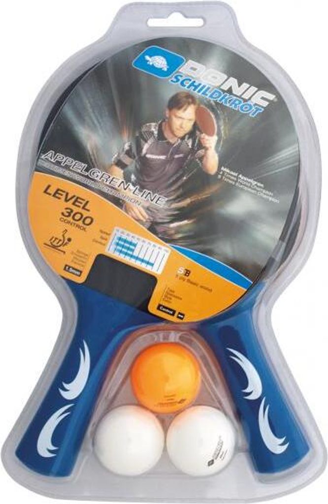 Donic Schildkröt 788634 Tischtennis-Set Sopo Level 300 Im Blister
