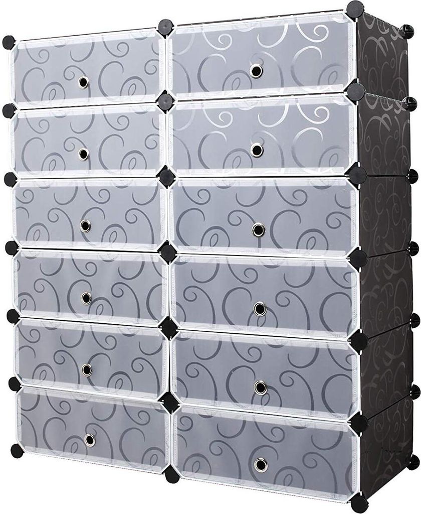 Mondeer Armoire à chaussures DIY en plastique Rangement Image du produit 