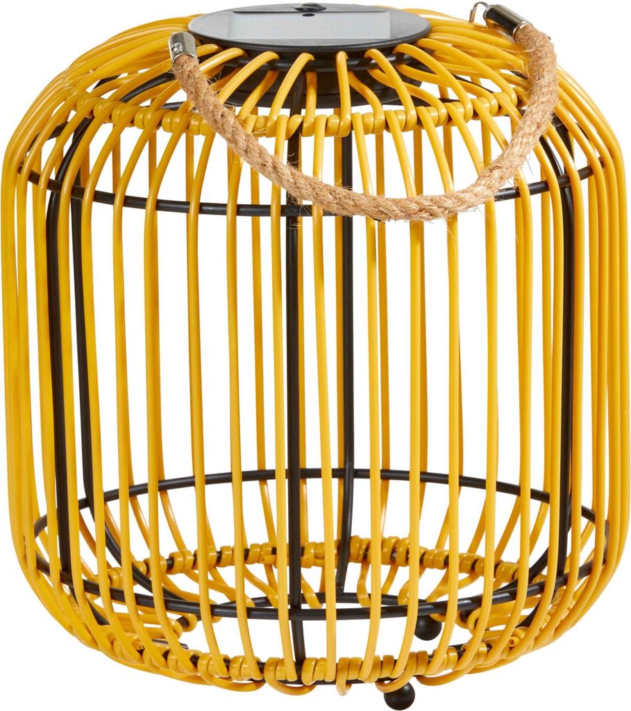 LED Solar Deko Geflecht Lampe Laterne für Innen und Außen bis 6 Stunden Leuchtdauer