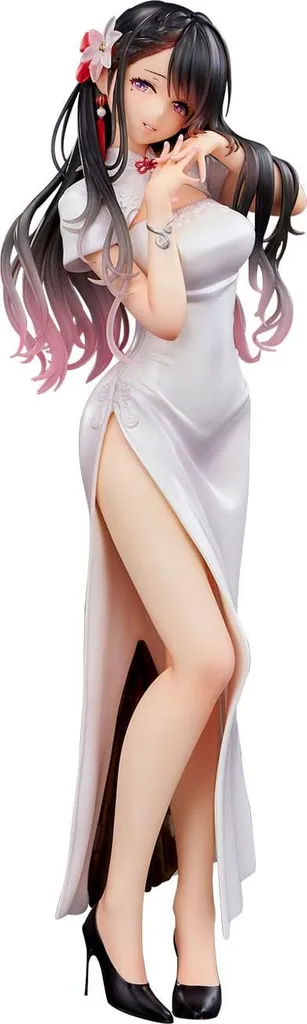 Figurine Mai Okuma PVC 26 cm - Robe Blanche et Détails de Finition