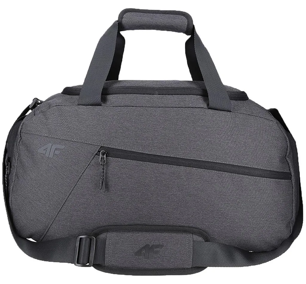Sac de voyage gris 47 cm résistant avec bandoulière ajustable 4F MR2500