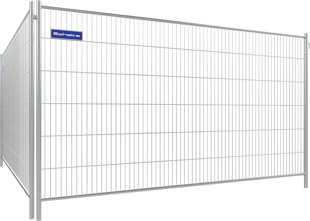 Schake Mobilzaun Profi Resistant Element mit engen Maschen, mit Haken und Ösen 3,5x2m