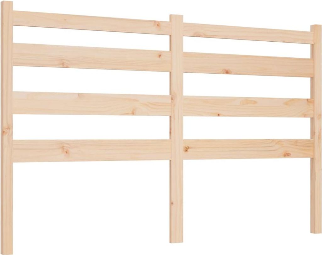 vidaXL Kopfteil 126x4x100 cm Massivholz Kiefer