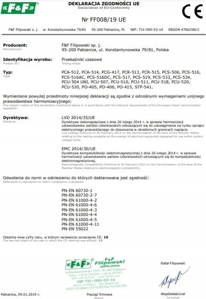 Programmateur Astronomique Digital PCZ-526.3 pour Rail DIN 2 Canaux