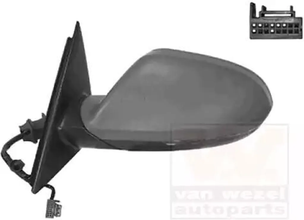 Rétroviseur complet électrique gauche compatible AUDI A6 C7 Allroad VWA6
