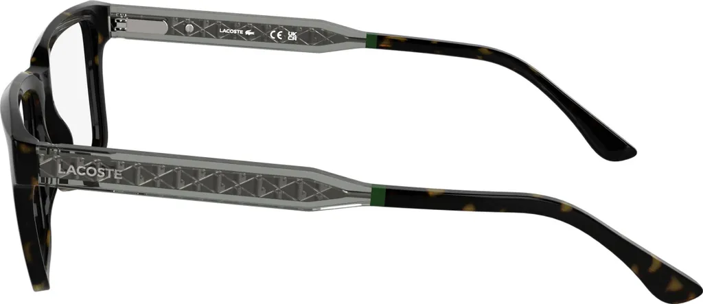 Monture de Lunettes de Vue Homme Lacoste L2976 Écaille Dark Havana - 3