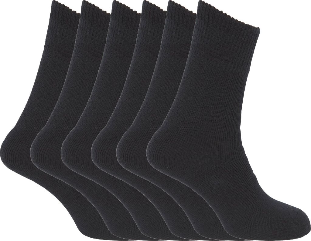 Dámske termoponožky FLOSO, 6-pack W142 (37-41) (čierne) Obrázok produktu 1