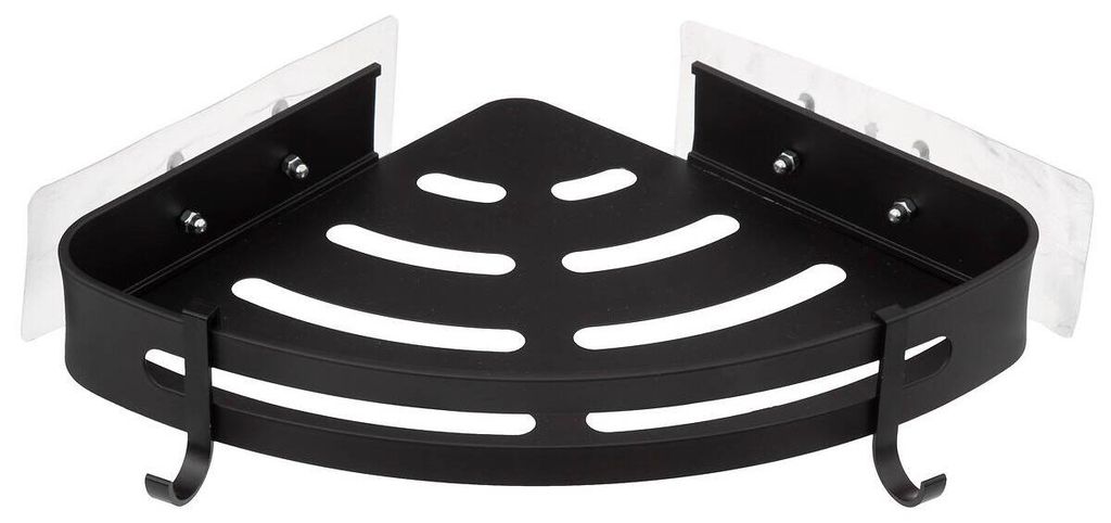 5Five Badorganisator - schwarz - Metall - Seifenschale mit Produktbild 