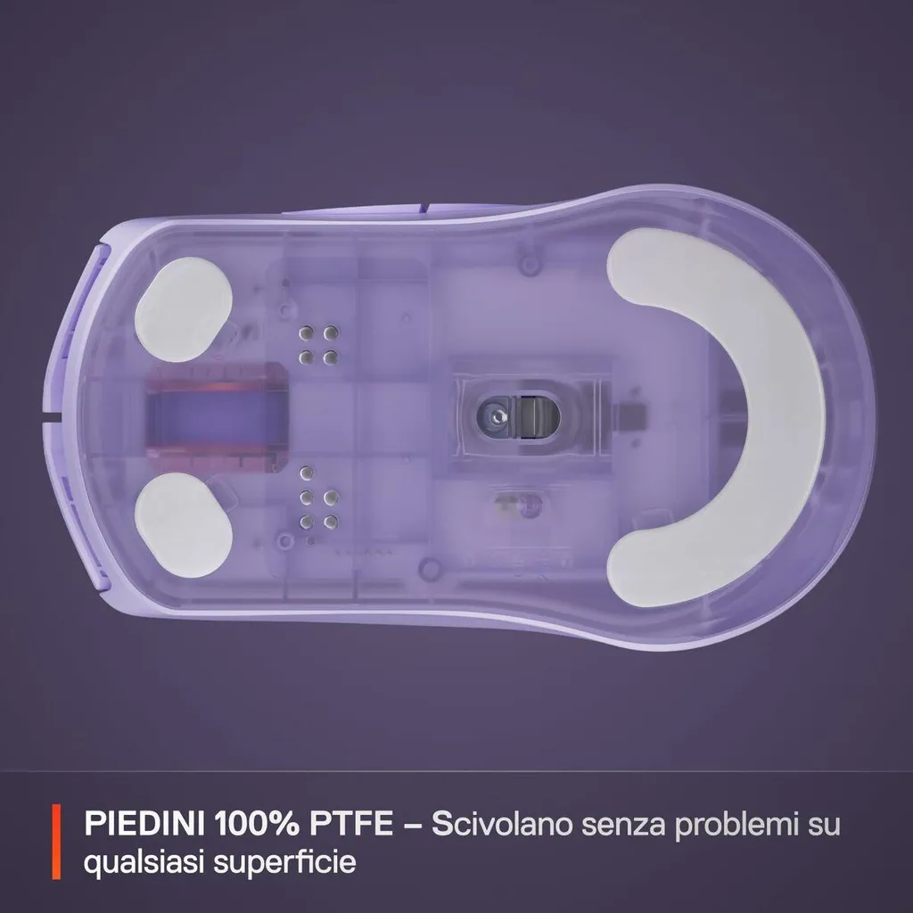 Souris Gaming Sans Fil SteelSeries Rival 3 Gen 2 Bluetooth Lavender - 6