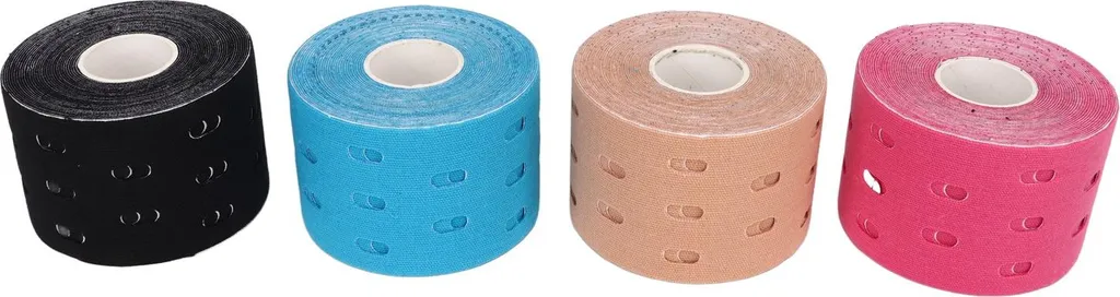 Strapping de kinésiologie imperméable : 4 bandes pour sport et fitness