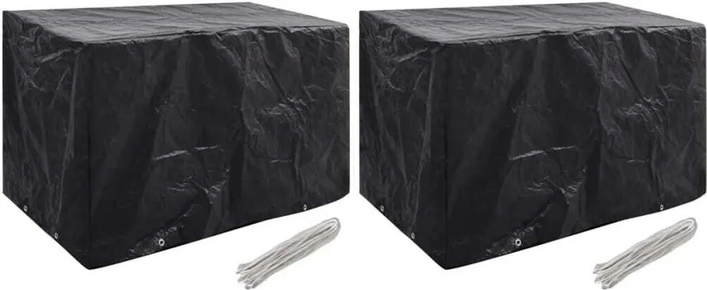 Set 2 Coperture Mobili Giardino 140x70x90 cm | Protezione Rattan Professionale