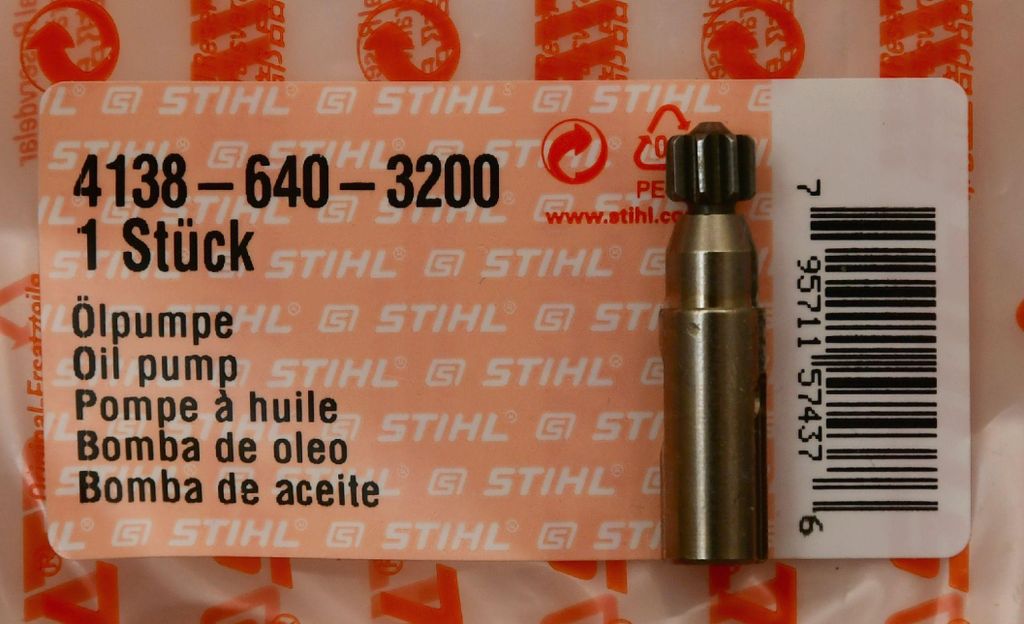 Stihl 41386403200 Original Ölpumpe Hochentaster HT 60 70 75 100 101 130 131 HTE 60, 4138 640 3200