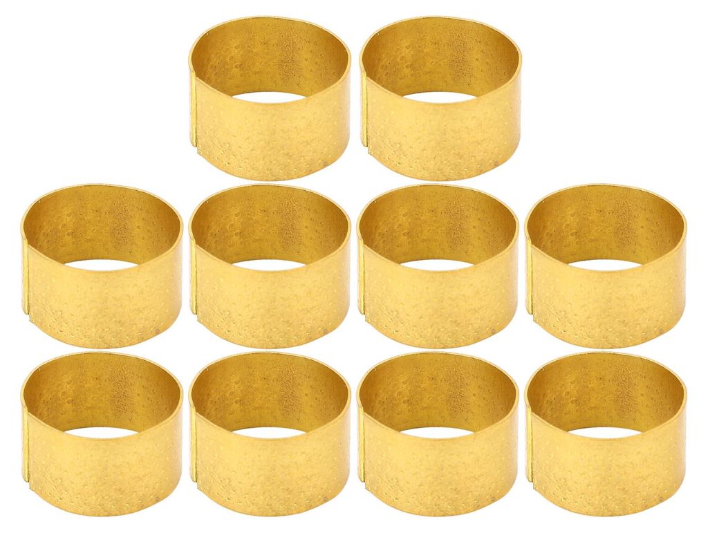 10 Stück Nähfingerhüte aus Metall, leicht zu reinigen, Fingerschutz für Handnähen, Sticken und Quilten