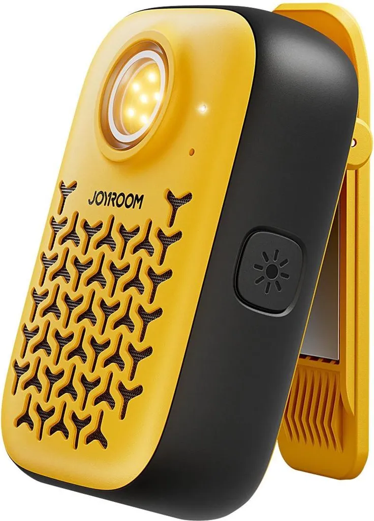 Joyroom Maya JR-MS03 altoparlante Bluetooth portatile con torcia integrata - Giallo