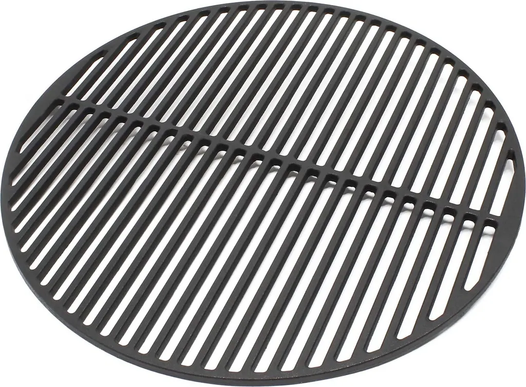 Grille Barbecue Fonte 45 cm Anti-Adhérente pour Cuisson Viande Saisie