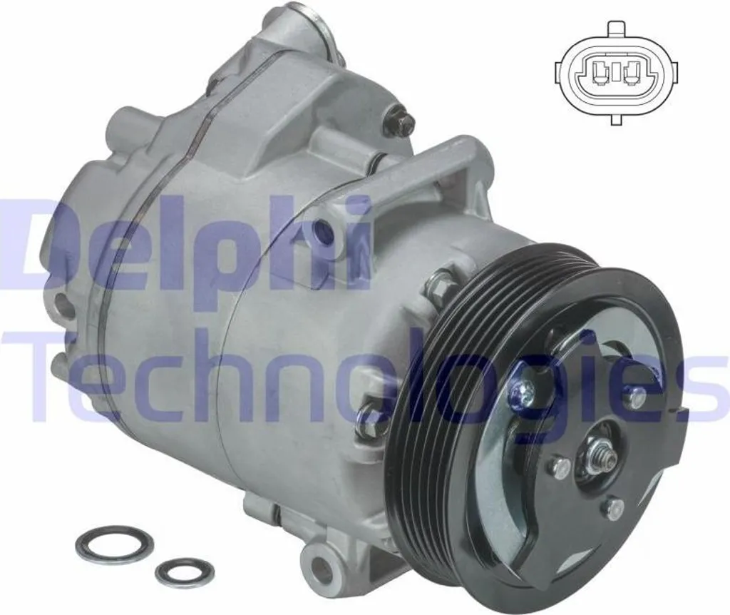 Compresseur DELPHI TSP0155967 pour Astra J - OE 13271266 Silencieux Pro