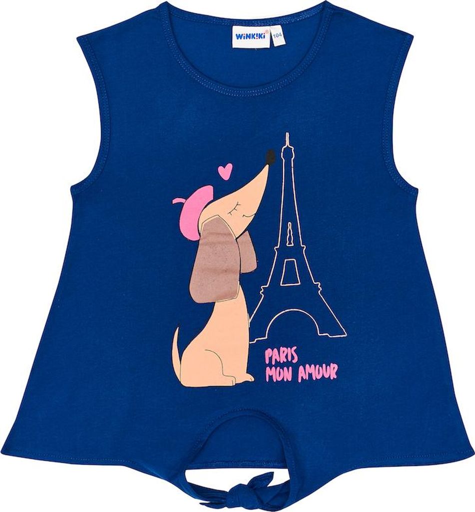 Mädchen-Oberteil France - Navy - 110