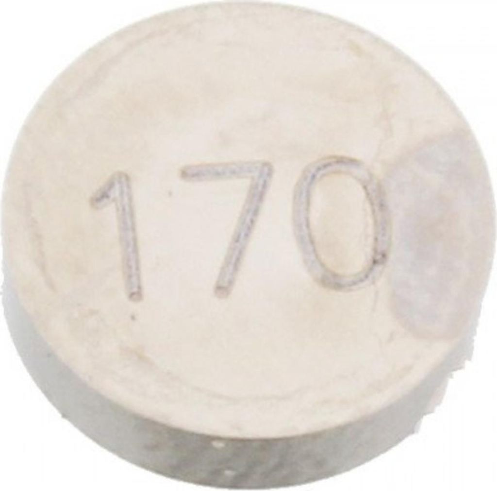 Ventil-Einstellplättchen JMP 7,5mm 1,70 für Suzuki GSX 12 FA F / GSF Bandit SA , Honda CBF A 50 / 125 / 150 / 250 / 300 / 320 / 321 / 400 / 450 /...
