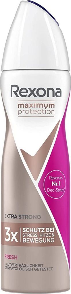 Rexona Produktbild Rexona Maximum Protection Anti-Transpirant Spray Fresh extra stark 150ml