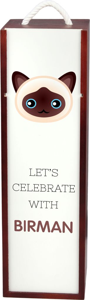 Birma - Weinkiste mit Grafik und Aufschrift der Marke Art-Dog
