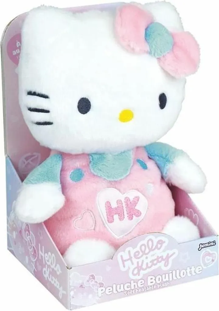 Petite Peluche Hello Kitty Blanche Jemini - Nœud Rose et Finitions Pro
