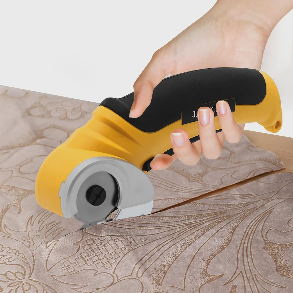 Cisaille universelle électrique rotative pour tissus cuir et carton - 2