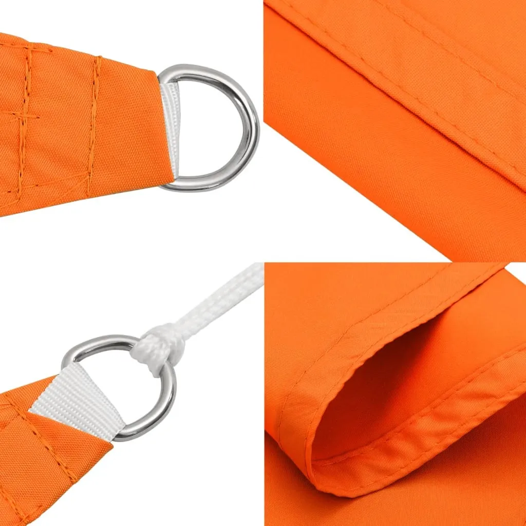 vidaXL Tenda da sole in tessuto Oxford Triangolare 4,5x4,5x4,5 m Arancione - 5