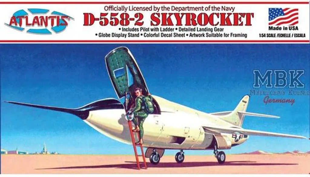 Atlantis Models ALM213 D-558-2 Skyrocket 1/54 Maquette Avion