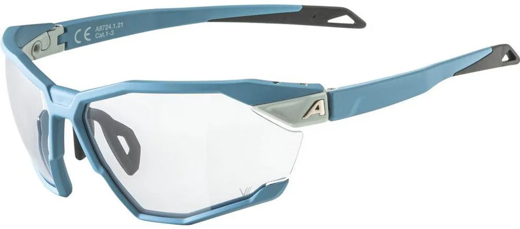 Lunettes Alpina Twist Six V Smoke-Blue Matt pour sportifs exigeants