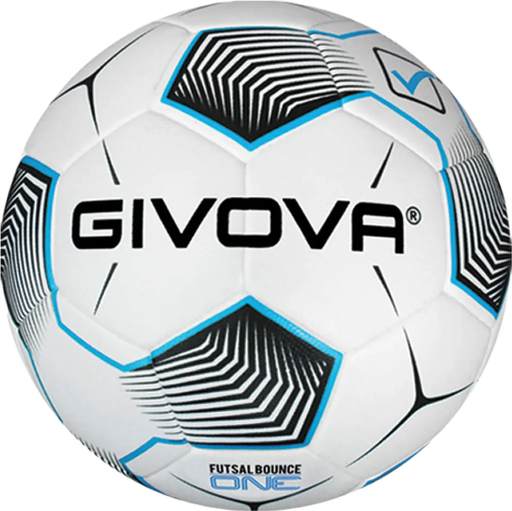 Givova Bounce One Ballon Football Blanc 3.7 cm avec Rebond Optimisé Sport