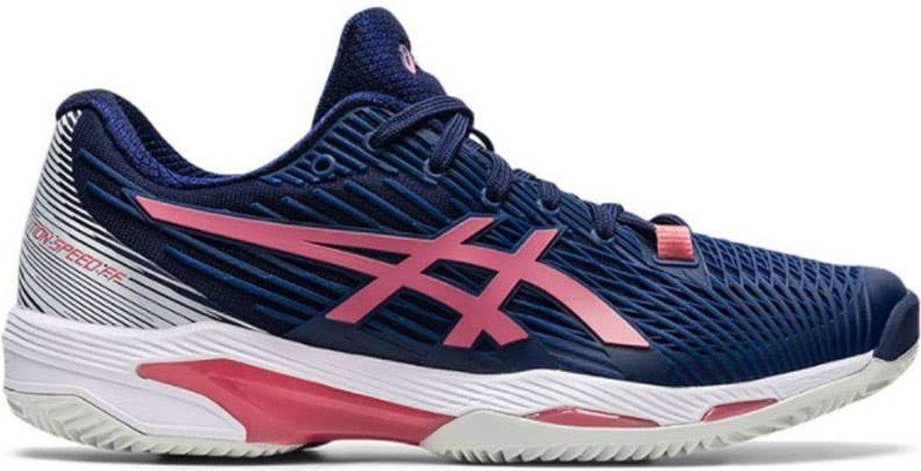 Asics Solution Speed Ff 2 Clay Azul Rosa Mujer 1042a134 402