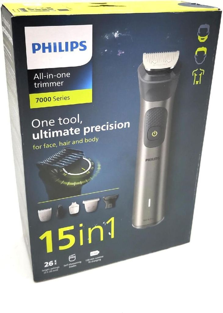Philips All-in-One Trimmer MG7950/15 Serie 7000, Grau, 0,5 Produktbild 