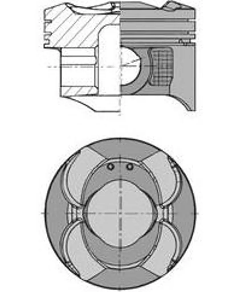 Piston de rechange Smart Fortwo 41513620 pour réparation moteur fiable