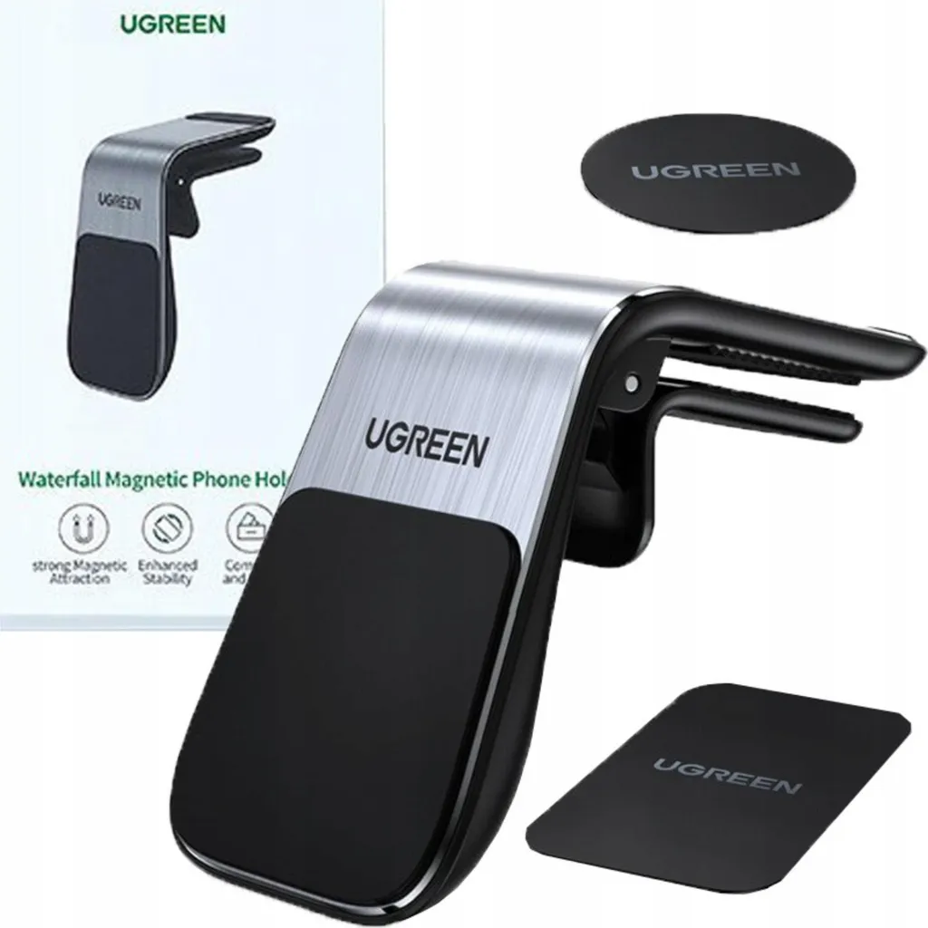 Ugreen Supporto magnetico per griglia di ventilazione dell'auto Argento (Lp290)