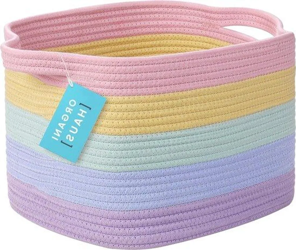 Tiroirs de rangement pour serviettes et livres déco en rotin naturel