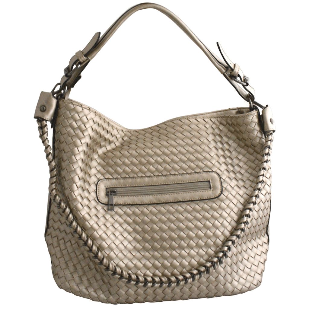 Shopper metallic, champagner.