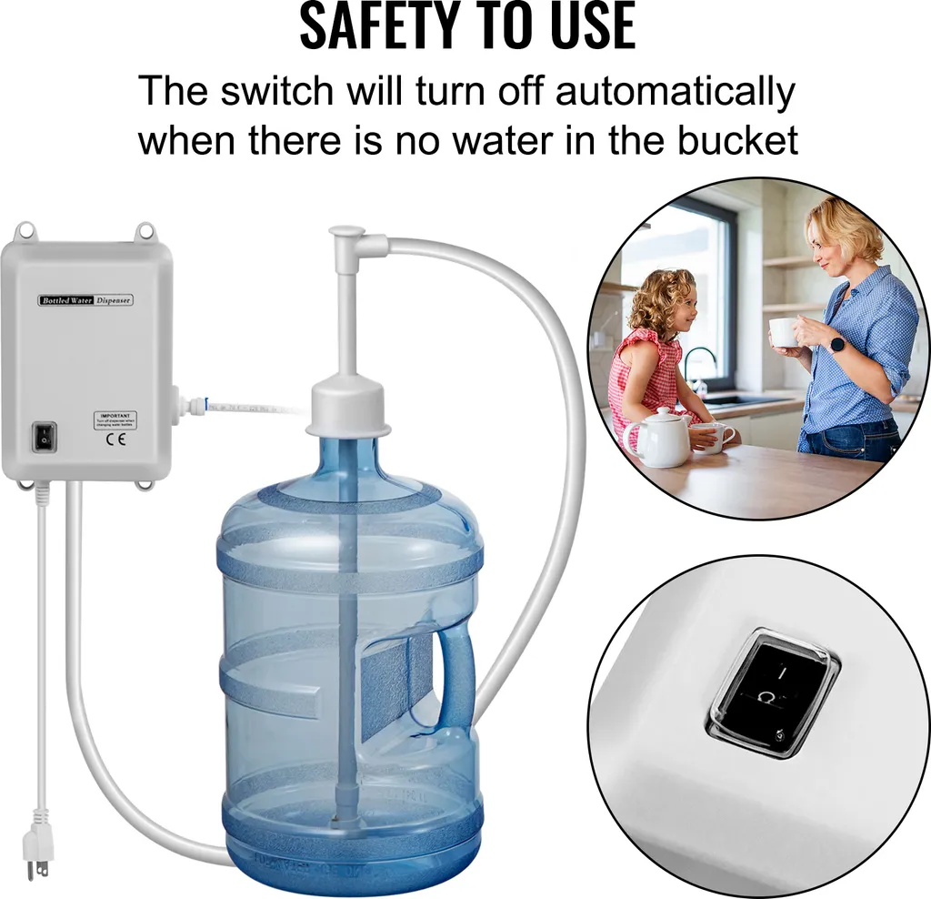 Pompe à Eau Silencieuse 40 PSI : Solution pour Distribution d'Eau 35W