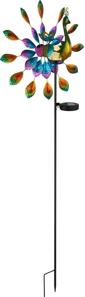 GLOBO 36017 Solarleuchte Metall schwarz matt, LED