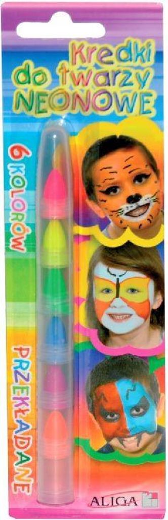 NEON Gesichts- und Körpermalstifte, 6 Farben