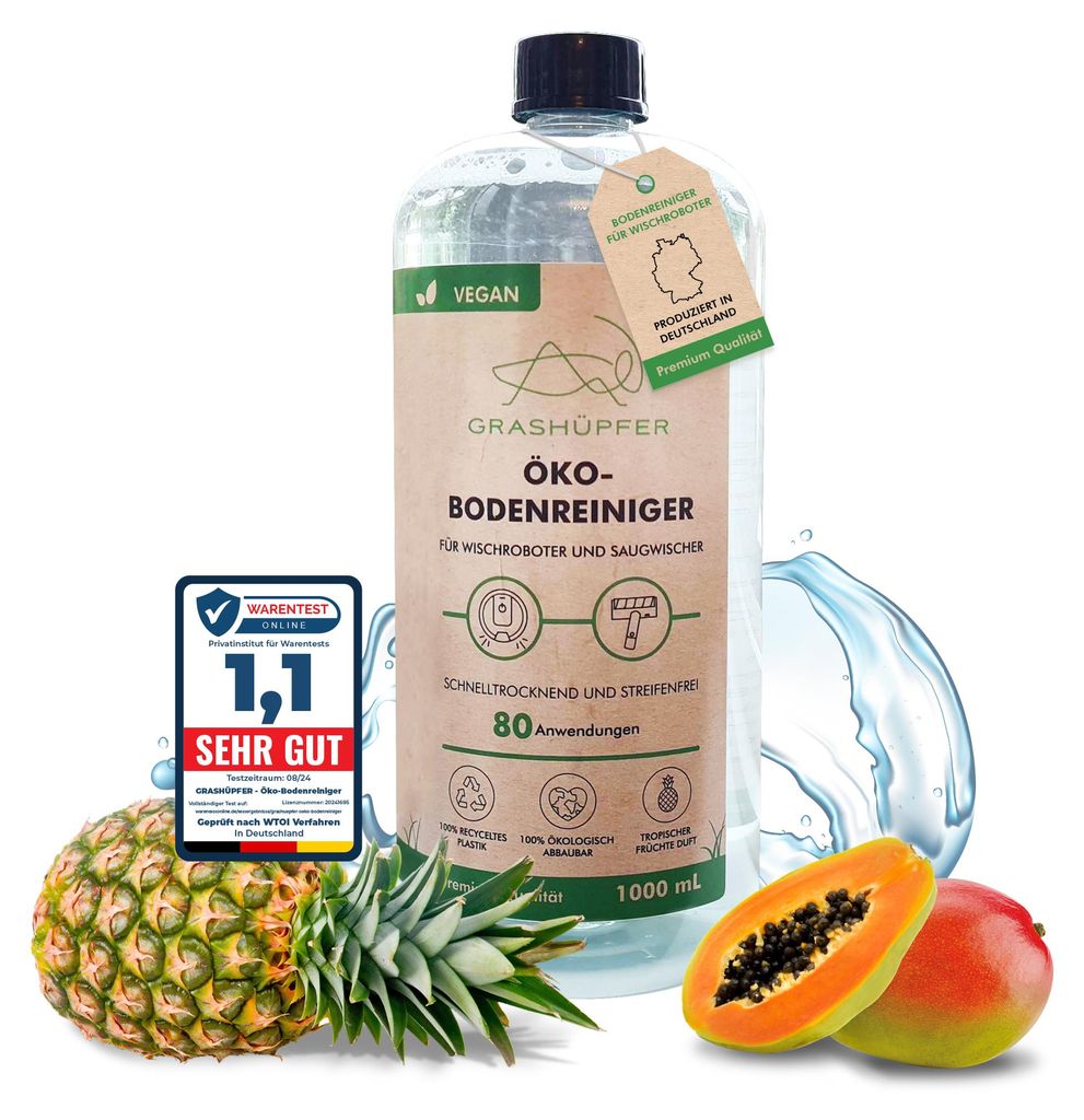 GRASHÜPFER® Wischroboter Reinigungsmittel - Produktbild 