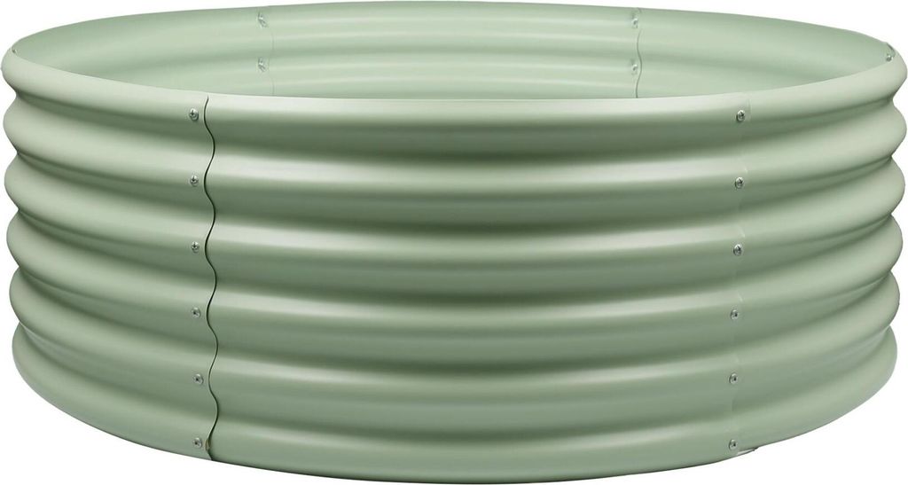Rundes Hochbeet – 120 cm x 45 cm – Grün Produktbild 