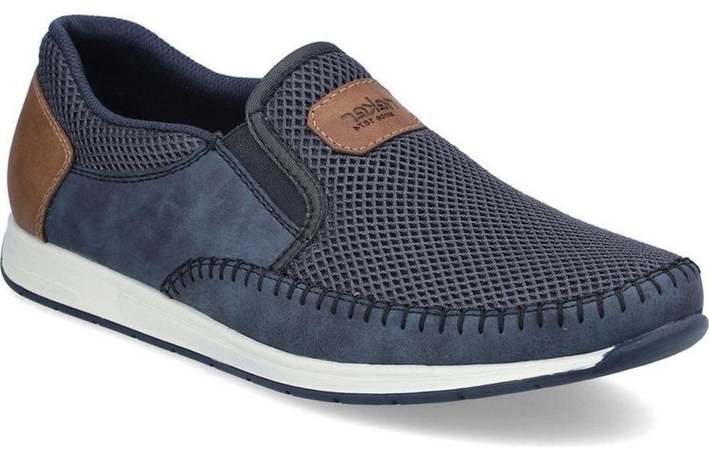Rieker Herren Mokassins 1195414 Farbe: Blau Größe: 43 Produktbild 