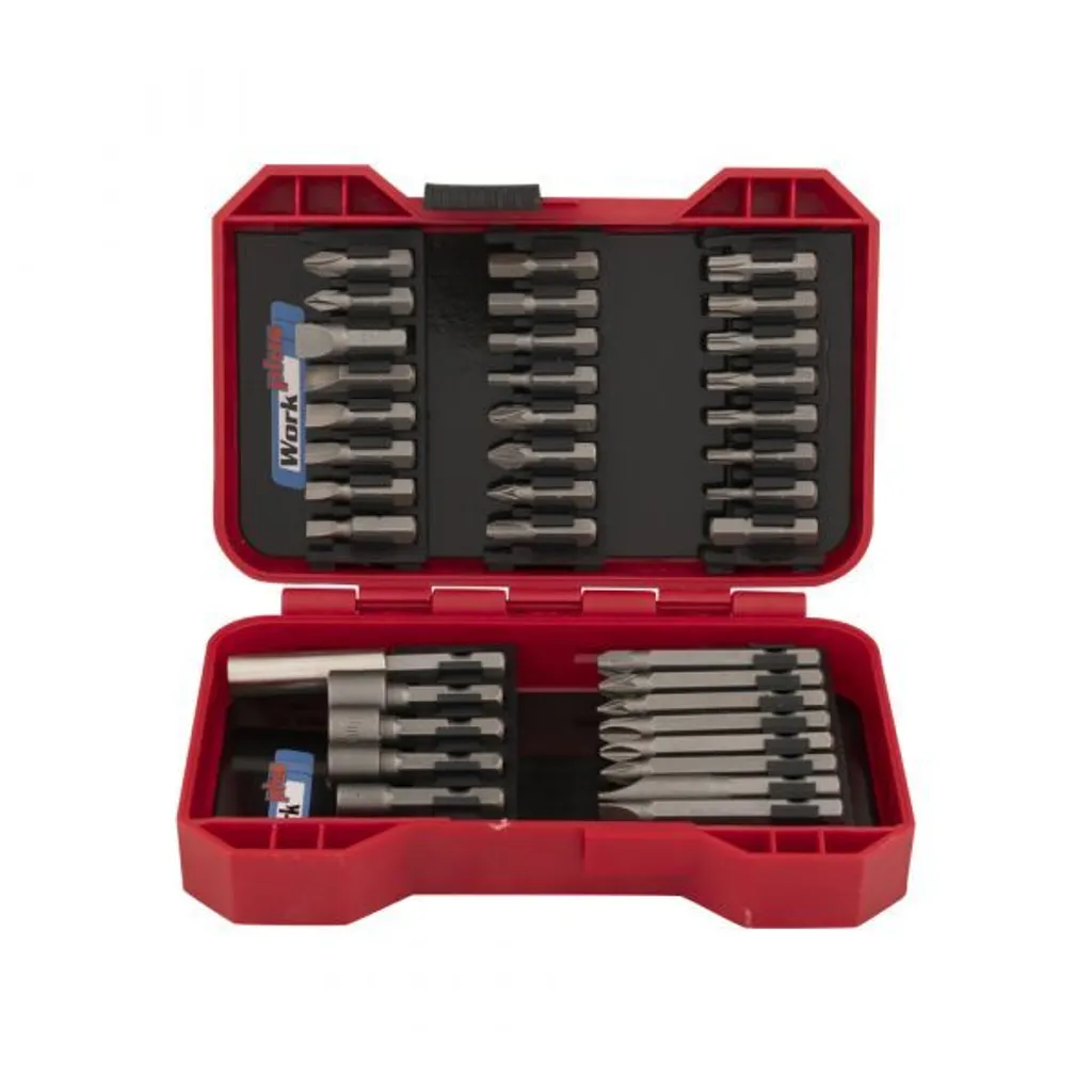 Coffret de vissage polyvalent 37 pièces avec embouts de sécurité variés