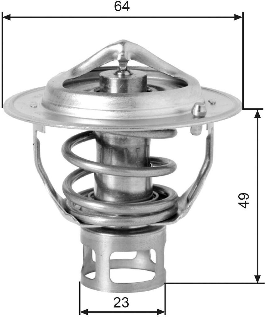 GATES TH04077 - OE 2120042L00 Kühlwasserthermostat für Terrano I (WD21)