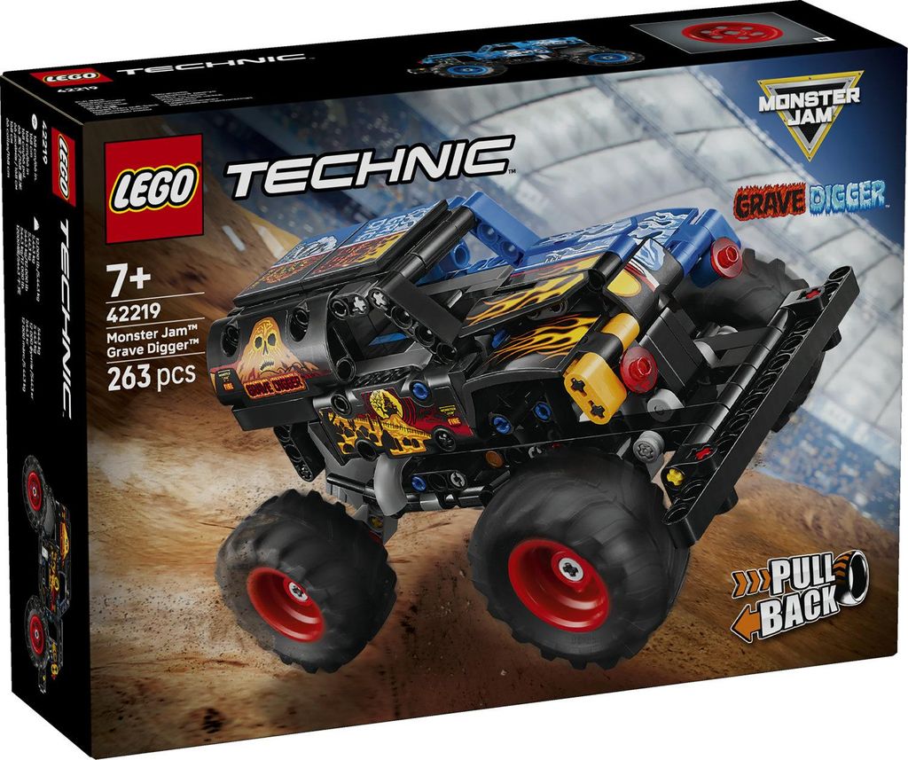 LEGO Technic Monster Jam Grave Digger Feuer und Eis - Produktbild 