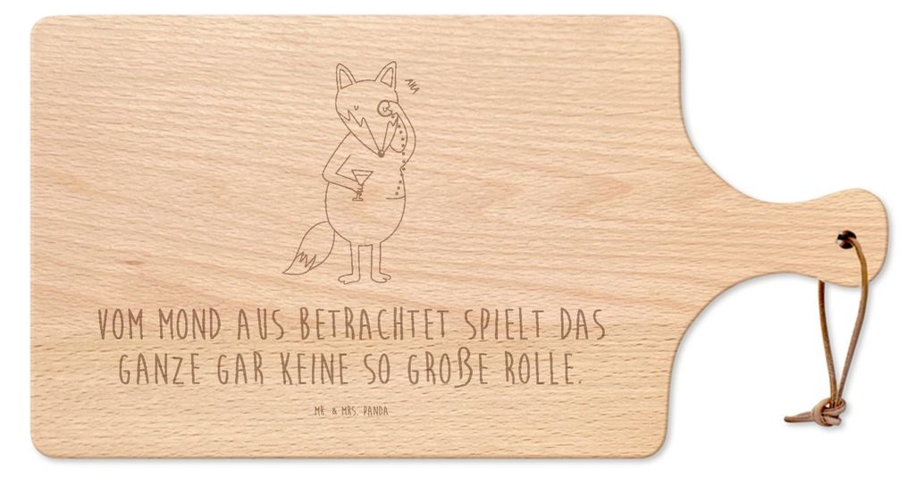 Mr. & Mrs. Panda Holzbrett Fuchs Lord - Transparent - Geschenk, Cocktail, schneidbrett, Motivation Spruch, Weise, Brotzeitbrett, Schick, Neugierig,...