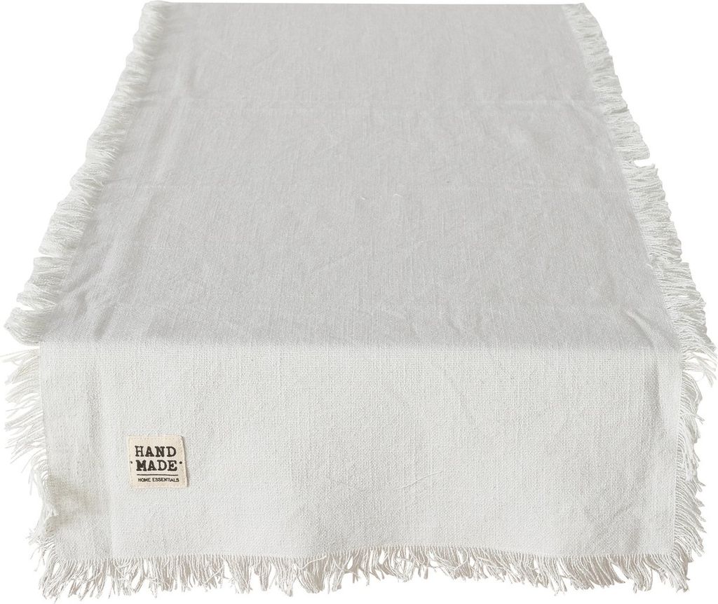 Dekorativer Tischläufer aus Baumwolle 140 cm LENEA