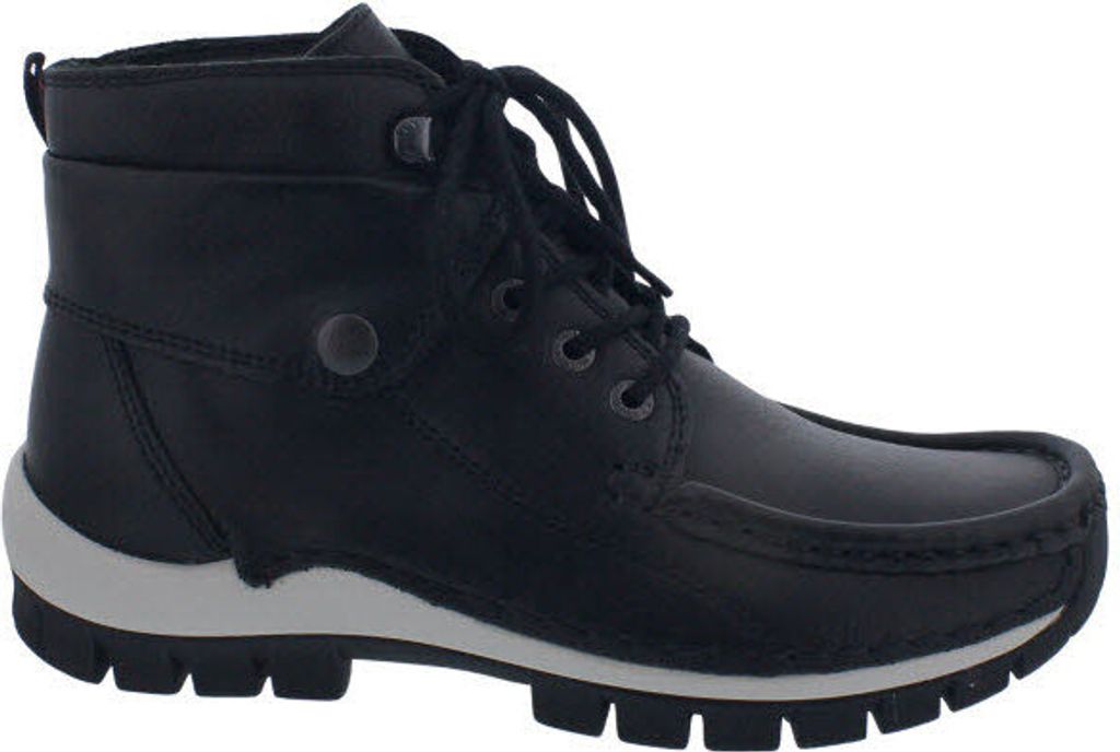 Wolky Jump Winter Bootie, Nappa leather Black / white 0472524-010 43