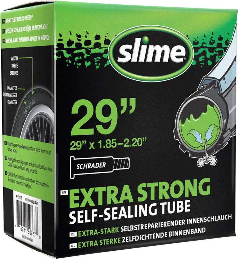 Chambre à air auto-étanche Slime 26 pouces pour VTT et vélo urbain