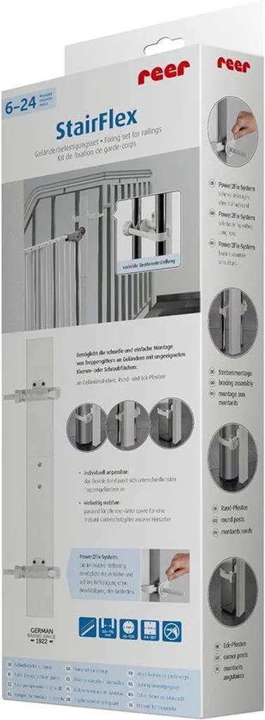 Kit de fixation StairFlex Blanc pour réparation d'escalier - 1 pièce